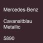 Preview: Mercedes-Benz, Cavansitblau Metallic, 5890.